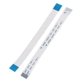 Unique Bargains 2 Pcs Flexible Ribbon Flat Cable 8 Pins 100mm FPC FFC Cable