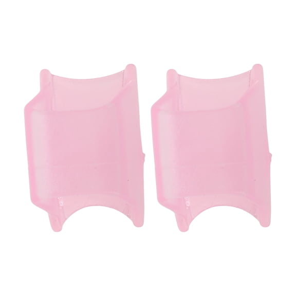 Unique Bargains 2 Pcs Flexible Toe Separators Prevent Pain for Corns Blisters Large Pink SEBS