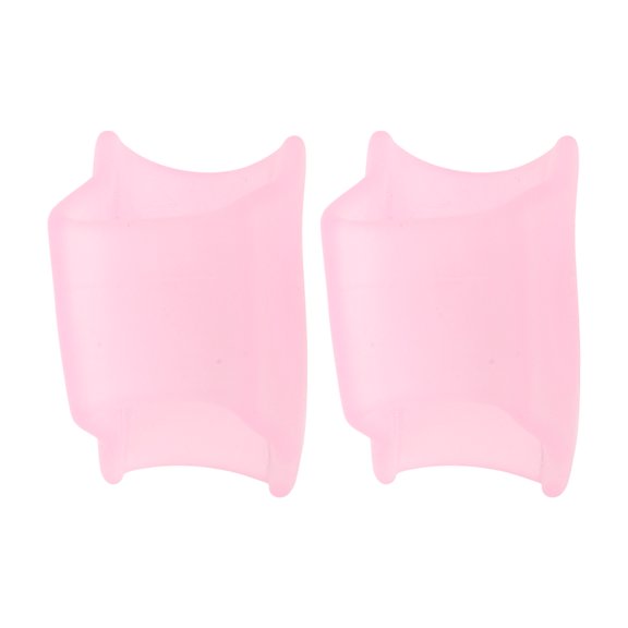 Unique Bargains 2 Pcs Flexible Toe Separators Prevent Pain for Corns Blisters Medium Pink SEBS