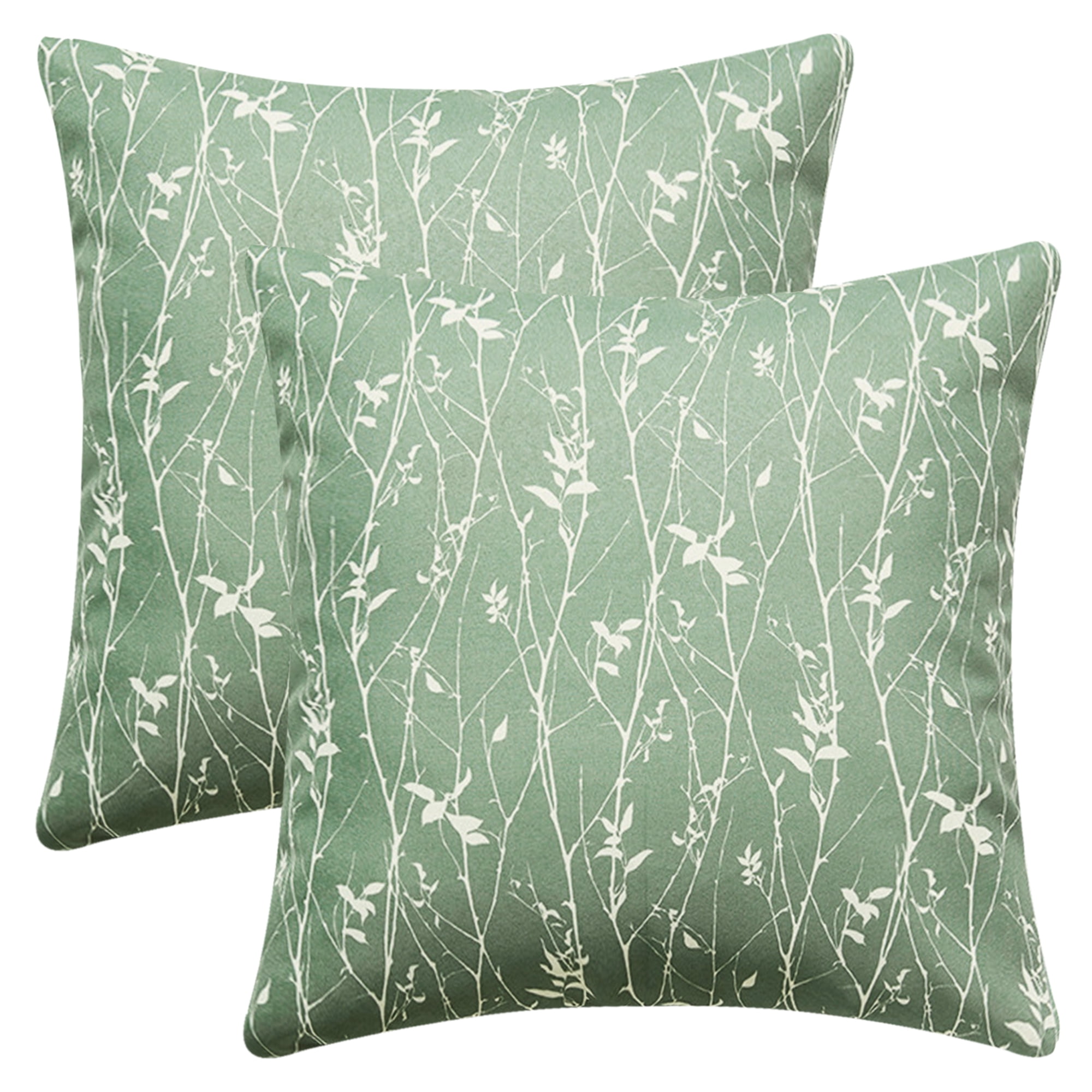 Unique Bargains 2 Pcs Floral Decoration Throw Pillow Cover Flower-2 18" x 18"