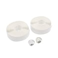 thumbnail image 1 of Unique Bargains 2 Pcs Foam Anti Slip Handlebar Tape Bar Grip Wrap for Road Bike Bicycle Cycling White, 1 of 2