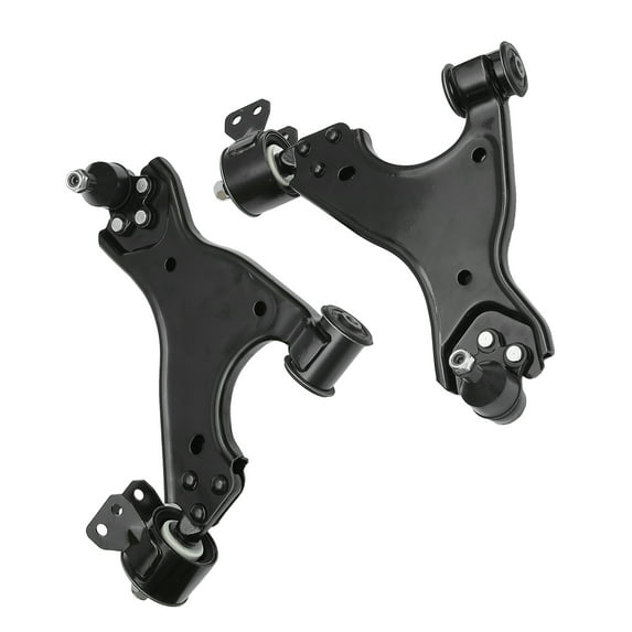 Unique Bargains 2 Pcs Front Lower Left Right Control Arm Ball Joint for Buick Enclave 08-17 for Chevrolet Traverse Black