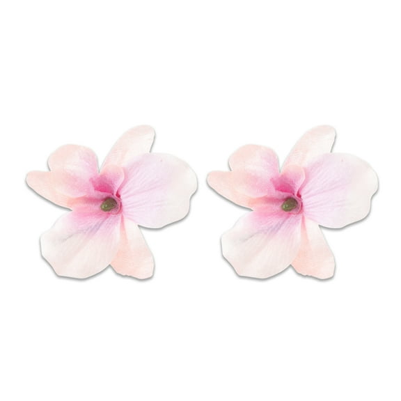 Unique Bargains 2 Pcs Hair Clip Elegant Flower Hair Clips for Women Pink