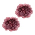 thumbnail image 1 of Unique Bargains 2 Pcs Hair Clip Grace Artificial Flower Peony Duckbill Clip Purple, 1 of 5