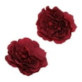 thumbnail image 1 of Unique Bargains 2 Pcs Hair Clip Grace Artificial Flower Peony Duckbill Clip Wine Red, 1 of 5