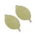 thumbnail image 1 of Unique Bargains 2 Pcs Hair Clip Grace Embroidery Leaves Early Autumn Duckbill Clip Light Green, 1 of 5