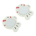 thumbnail image 1 of Unique Bargains 2 Pcs Hair Clip Grace Fish Mirror Duckbill Clip White, 1 of 5
