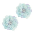 thumbnail image 1 of Unique Bargains 2 Pcs Hair Clip Grace Simulated Flowers Duckbill Clip Blue, 1 of 5