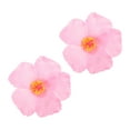 thumbnail image 1 of Unique Bargains 2 Pcs Hair Clip Grace Simulation Flower Duckbill Clip Pink, 1 of 5