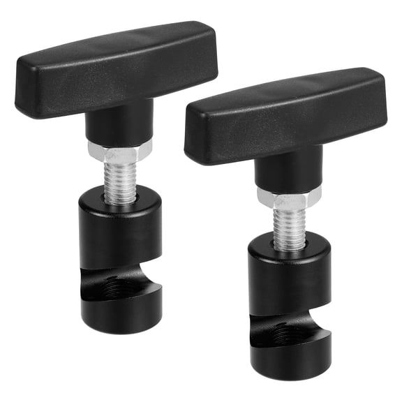 Unique Bargains 2 Pcs Hood Strut Lift Support Clamp and Spark Plug Caliper Retaining Holder Tool 2-in-1 ToolBlack