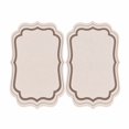 thumbnail image 1 of Unique Bargains 2 Pcs Irregular Shape Placemat Brown PU, 1 of 5