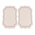 thumbnail image 1 of Unique Bargains 2 Pcs Irregular Shape Placemat Light Gray PU, 1 of 5