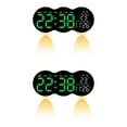 thumbnail image 1 of Unique Bargains 2 Pcs LED Digital Wall Clock with Large Display 11 Inch Green, 1 of 6