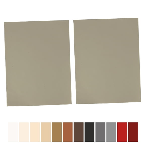 Unique Bargains 2 Pcs Leather Repair Patch Tape, Self Adhesive Leather Repair for Furniture Couch Sofa Car Seats Office Chair, 11.02"x8.27" Gray