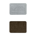 thumbnail image 1 of Unique Bargains 2 Pcs Memory Foam Absorbent Bathroom Rugs Light Grey/Brown 16" x 24", 1 of 6