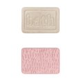 thumbnail image 1 of Unique Bargains 2 Pcs Memory Foam Absorbent Bathroom Rugs Pink/Khaki 20" x 32", 1 of 6