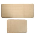 thumbnail image 1 of Unique Bargains 2 Pcs Memory Foam Bathroom Mat Non Slip Soft Bath Mats Rugs Machine Washable Camel 40x60cm+50x120cm, 1 of 6