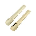 thumbnail image 1 of Unique Bargains 2 Pcs Mini Makeup Cosmetic Spoon Hangable Rectangular Facial Mask Spatula Gold Tone, 1 of 6