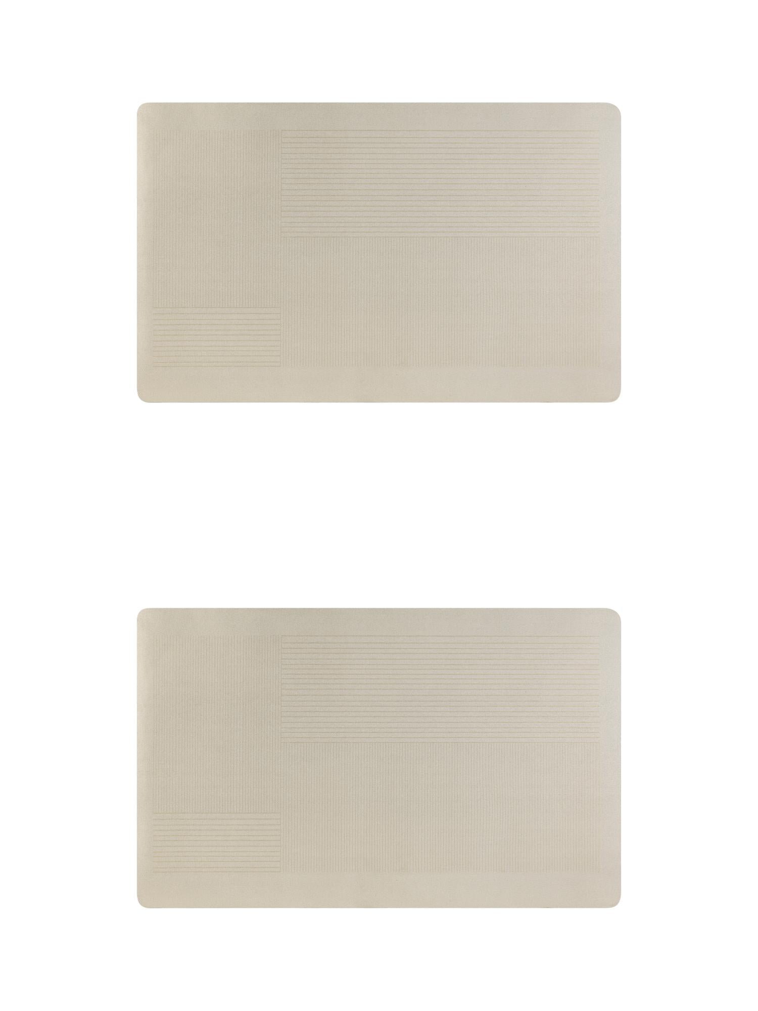 Unique Bargains 2 Pcs Modern Soft Comfort Kitchen Rugs Absorbent Non Slip Kitchen Mats Brown-1 20" x 32"
