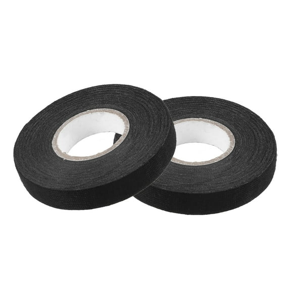 Unique Bargains 2 Pcs Muffler Tape, Self Adhesive Exhaust Wrap for Automobile 0.6 Inch x 50 Ft