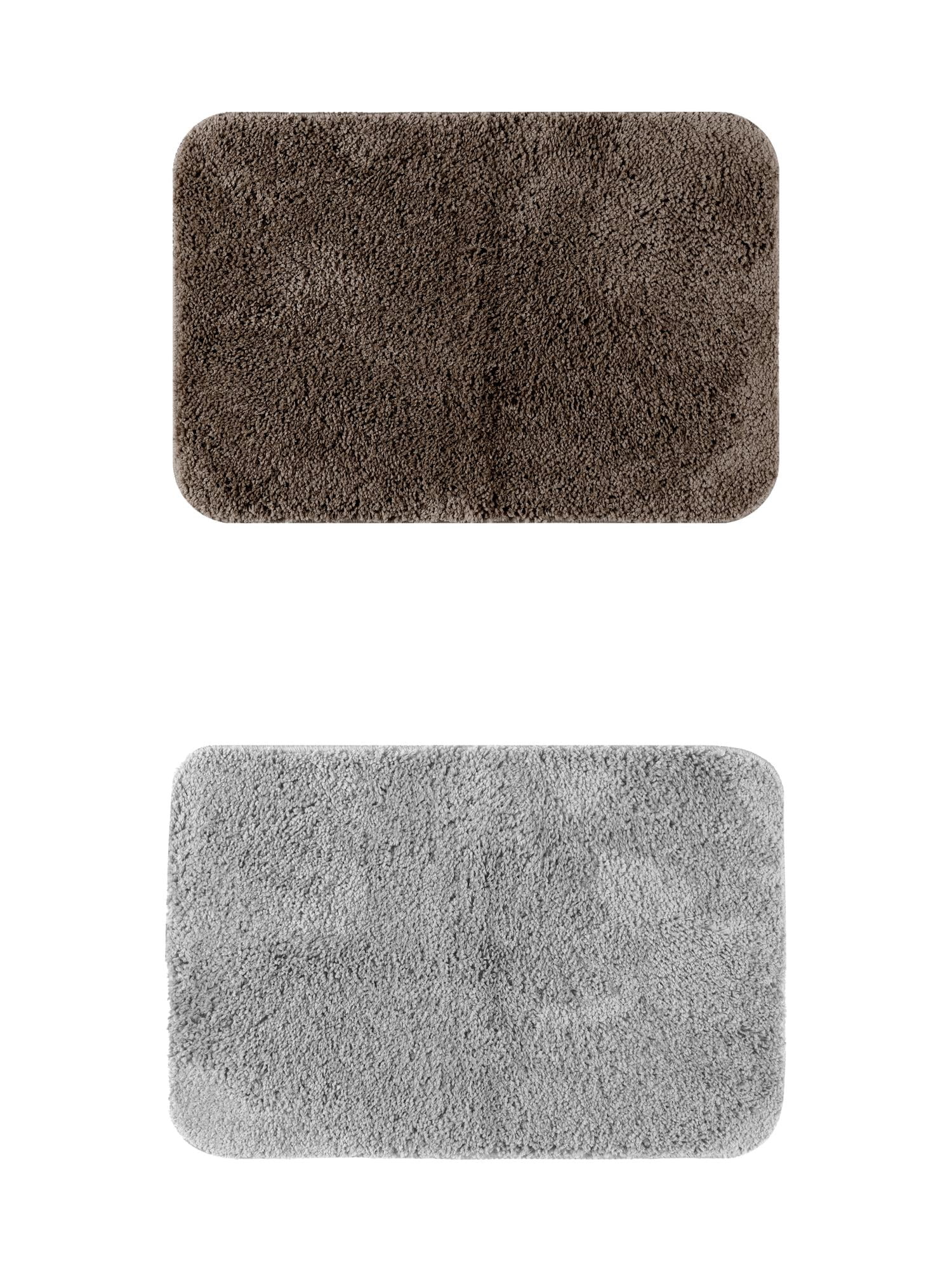 Unique Bargains 2 Pcs Non-Slip Extra Soft Plush Quick Dry Anti Skid ...