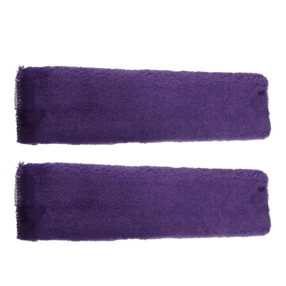 Unique Bargains 2 Pcs Plush Car Seat Belt Protector Pads Shoulder Strap Seatbelt Soft Comfort Covers Purple