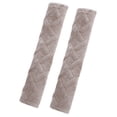 thumbnail image 1 of Unique Bargains 2 Pcs Plush Car Seat Belt Shoulder Seatbelt Pad Covers,Khaki, 1 of 6