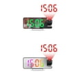 thumbnail image 1 of Unique Bargains 2 Pcs Projection Alarm Clocks for Deep Sleepers Green/Pink, 1 of 6