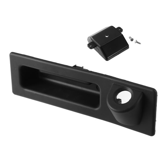 Unique Bargains 2 Pcs Rear Trunk Lid Tailgate Lock Release Handle Opening Button Switch for BMW X3 Black