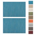 thumbnail image 1 of Unique Bargains 2 Pcs Rectangular Bamboo-like Texture Placemat Blue, 1 of 5