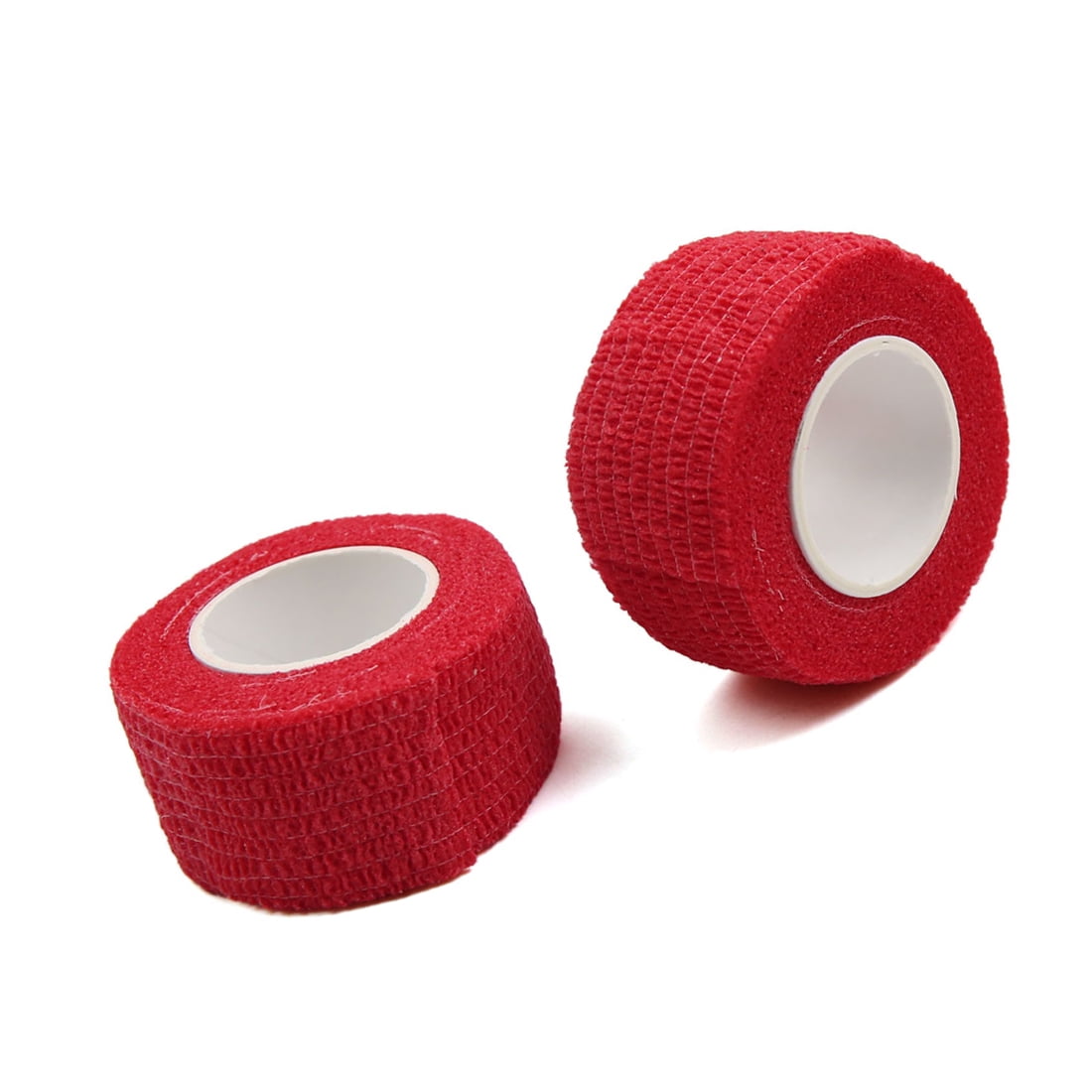 Unique Bargains 2 Pcs Red 1" Width Athletic Sports Cotton Tape Ankle