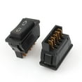 thumbnail image 1 of Unique Bargains 2 Pcs Replacing Part Window Switch Push in Glass Lift Opener Controller for Car, 1 of 2