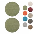 thumbnail image 1 of Unique Bargains 2 Pcs Round Bamboo-like Texture Placemat Green, 1 of 5