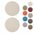 thumbnail image 1 of Unique Bargains 2 Pcs Round Bamboo-like Texture Placemat Light Beige, 1 of 5
