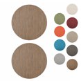 thumbnail image 1 of Unique Bargains 2 Pcs Round Bamboo-like Texture Placemat Light Brown, 1 of 5