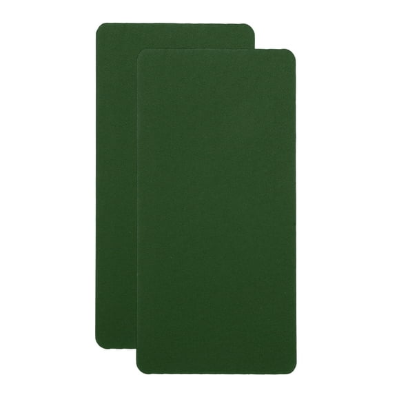 Unique Bargains 2 Pcs Self-Adhesive Repair Patches Army Green Polyester Cotton