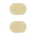 thumbnail image 1 of Unique Bargains 2 Pcs Shag Bath Rugs Absorbent Soft Thick Bathroom Mats Beige 16" x 24", 1 of 6