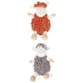 thumbnail image 1 of Unique Bargains 2 Pcs Sheep Hand Towels 9" x 13" Orange/Grey, 1 of 4