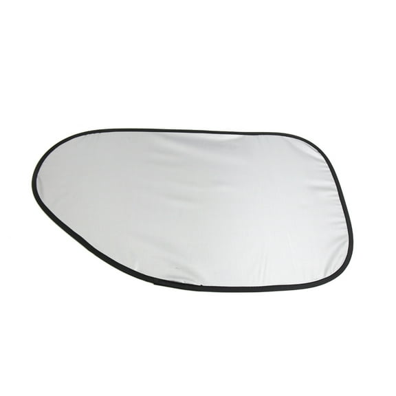 Unique Bargains 2 Pcs Silver Tone Side Rear Window Sun Shade Shield Visor UV Block Cover 24.4" x 13.8" for Car