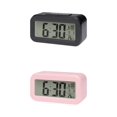 thumbnail image 1 of Unique Bargains 2 Pcs Small Digital Alarm Clock 5.5 x 2.8 x 1.8 in Pink/Black, 1 of 6