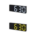 thumbnail image 1 of Unique Bargains 2 Pcs Small Digital Alarm Clock for Deep Sleepers White/Yellow, 1 of 6