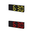 thumbnail image 1 of Unique Bargains 2 Pcs Small Digital Alarm Clock for Deep Sleepers Yellow/Red, 1 of 6