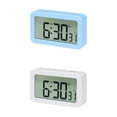 thumbnail image 1 of Unique Bargains 2 Pcs Small Loud Alarm Clock Battery Operated Desk Clock White White/Blue, 1 of 6