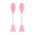 thumbnail image 1 of Unique Bargains 2 Pcs Smooth Facial Mask Brush Double-headed Light Pink, 1 of 5