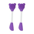 thumbnail image 1 of Unique Bargains 2 Pcs Smooth Facial Mask Brush Knife-shaped Deep Purple, 1 of 5