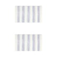 thumbnail image 1 of Unique Bargains 2 Pcs Striped Non-Slip Soft Bath Mats Absorbent Washable Bathmat Beige 16" x 24", 1 of 6