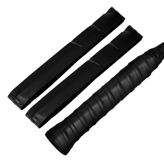 Unique Bargains 2 Pcs Tennis Racket Grip Tape Black
