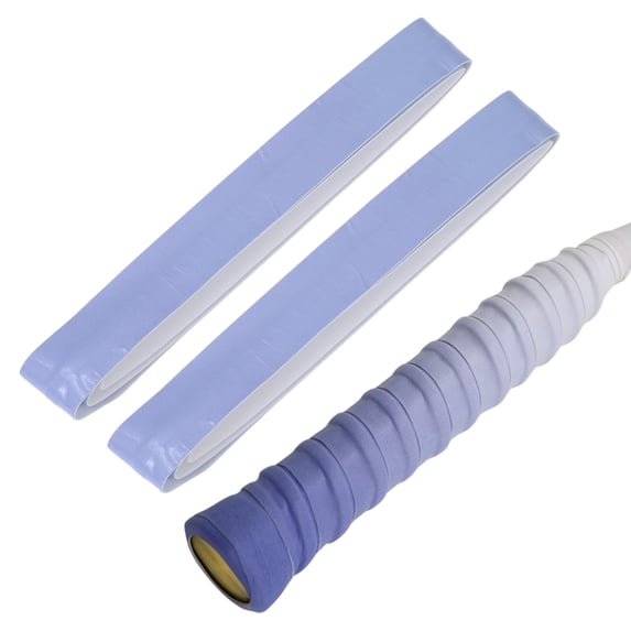 Unique Bargains 2 Pcs Tennis Racket Grip Tape Dry Overgrip Tape Gradient Purple