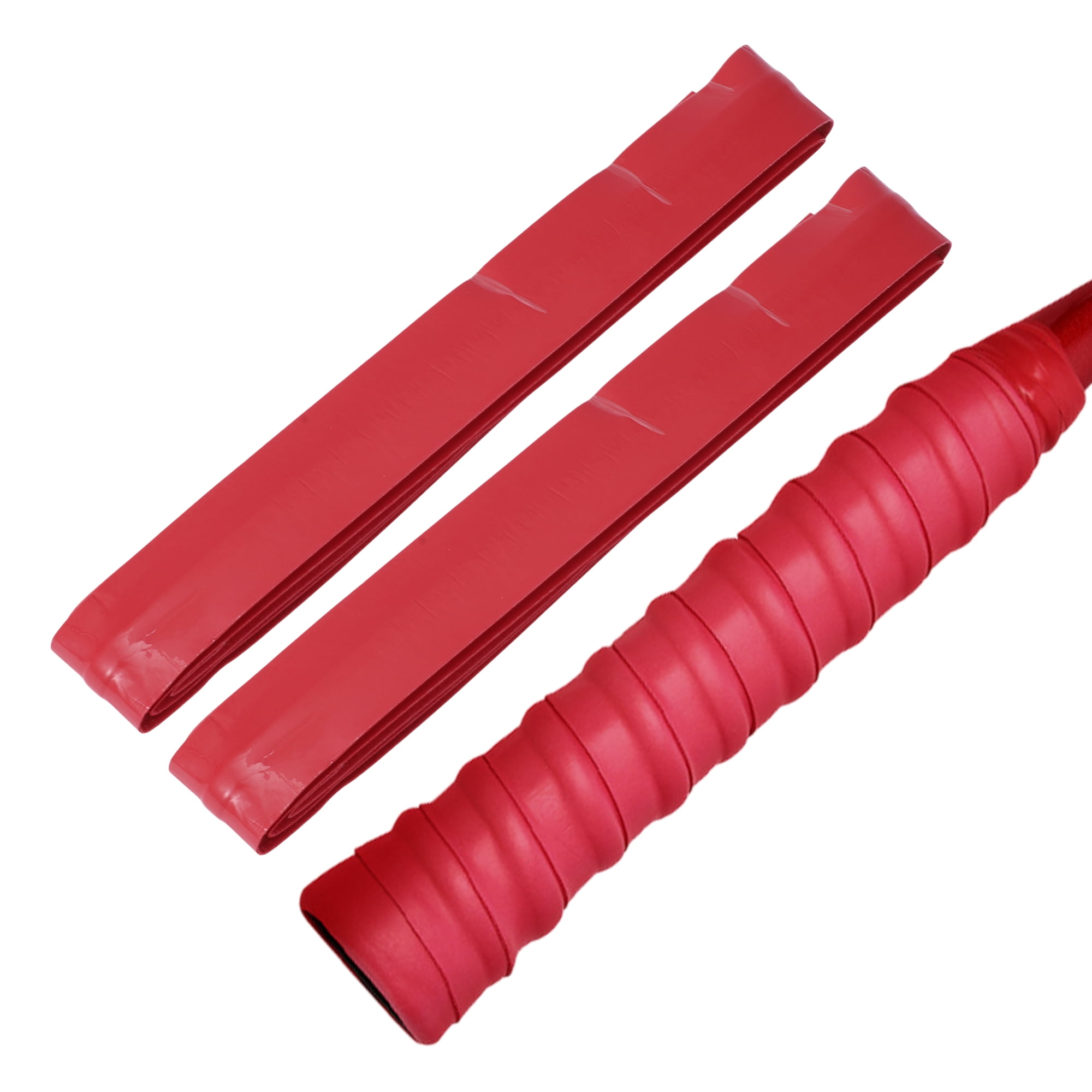 Unique Bargains 2 Pcs Tennis Racket Grip Tape Red