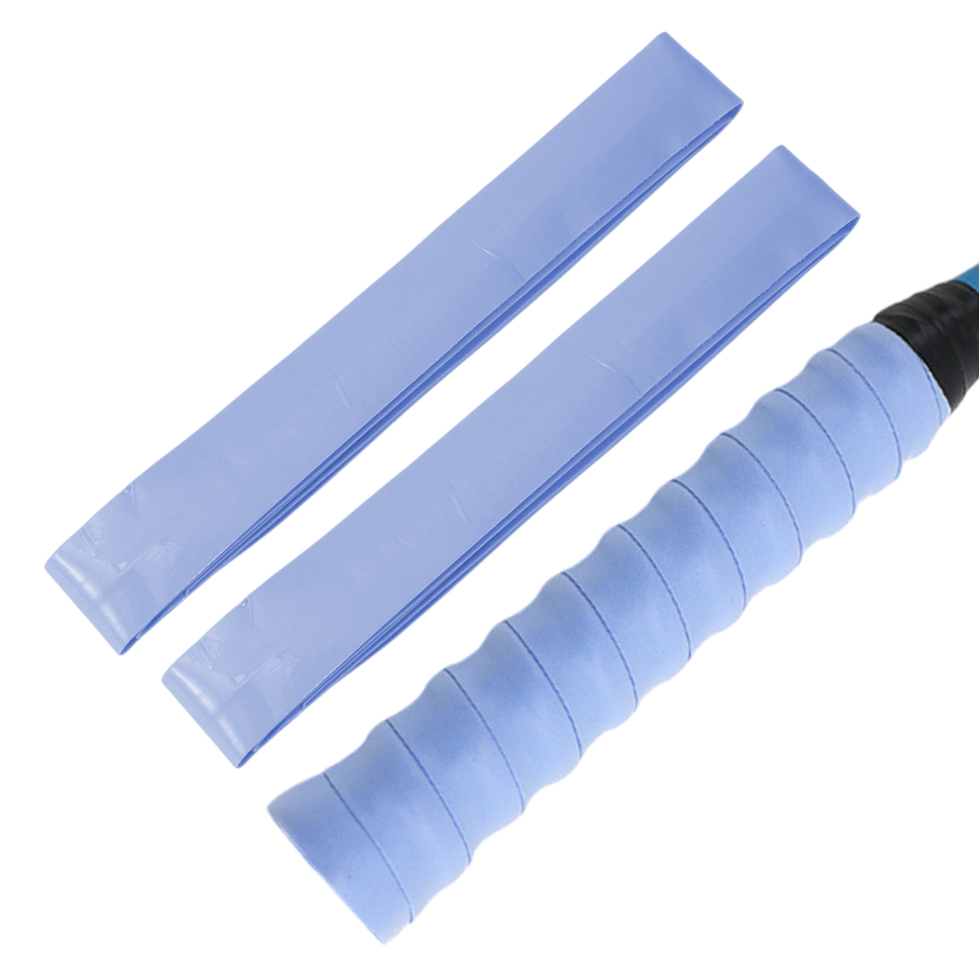 Unique Bargains 2 Pcs Tennis Racket Grip Tape Sky Blue